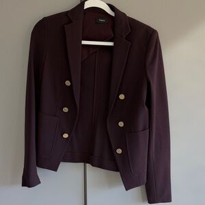 Theory Women's Blazer with light Gold Buttons -